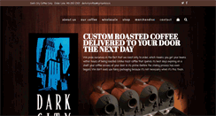 Desktop Screenshot of darkcitycoffee.com